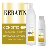 Безсульфатный кондиционер с кератином и протеинами шелка /Jerden Proff Sulfate Free Conditioner With Keratin And Silk Proteins/